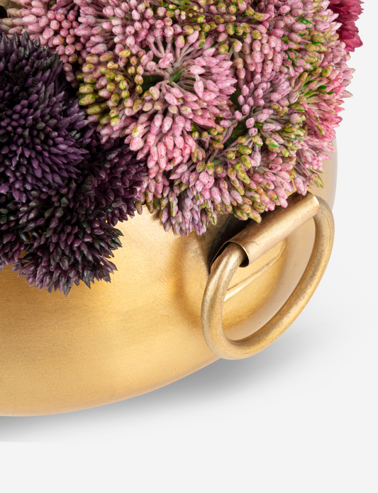 Solene Gold Sedum Arrangement