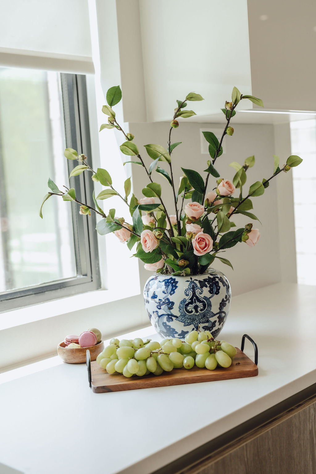 Beau Toile Rose Branch Arrangement