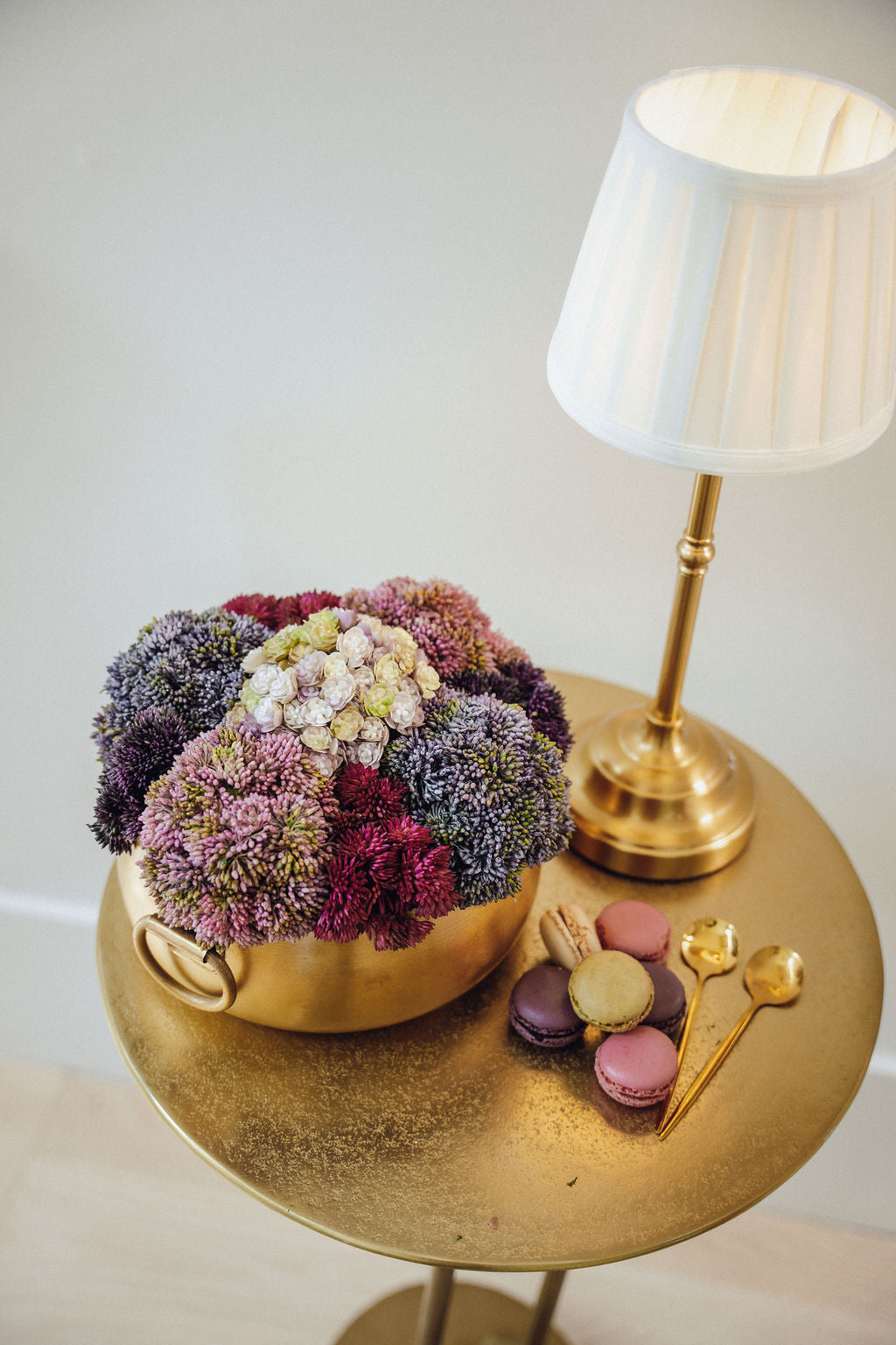 Solene Gold Sedum Arrangement