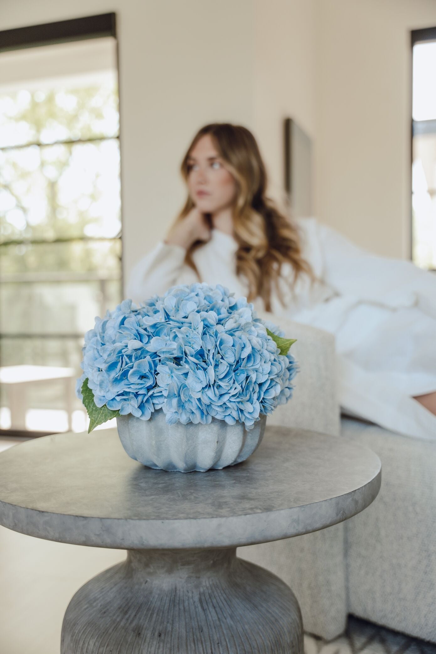 Mareen RealTouch Hydrangea Arrangement