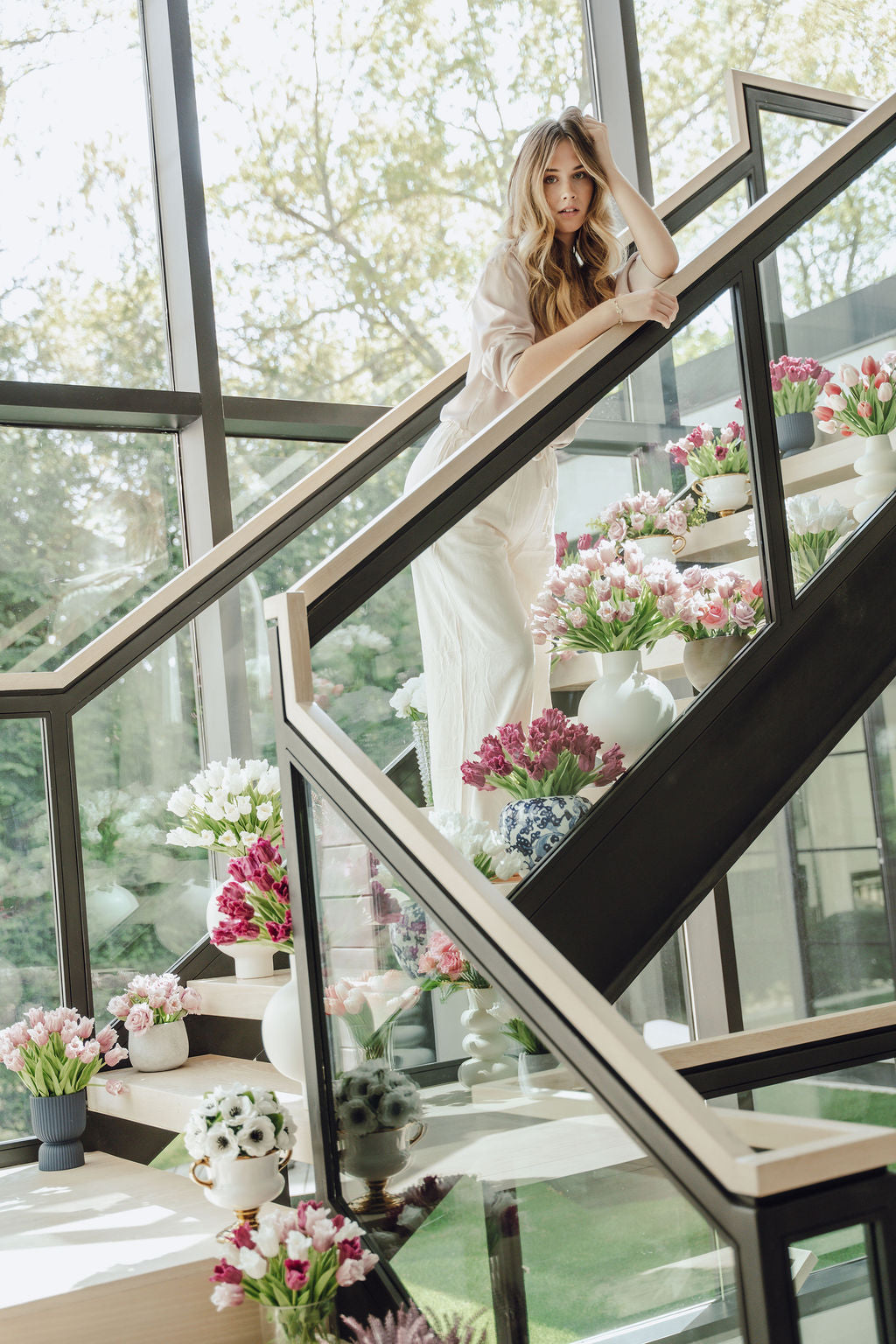 Zelie RealTouch Tulip Arrangement