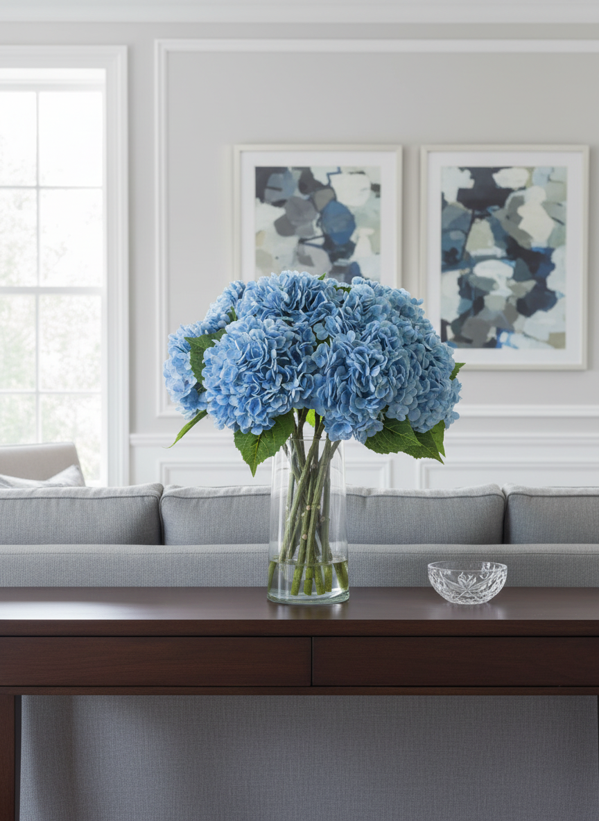 Mirabelle RealTouch Hydrangea Arrangement