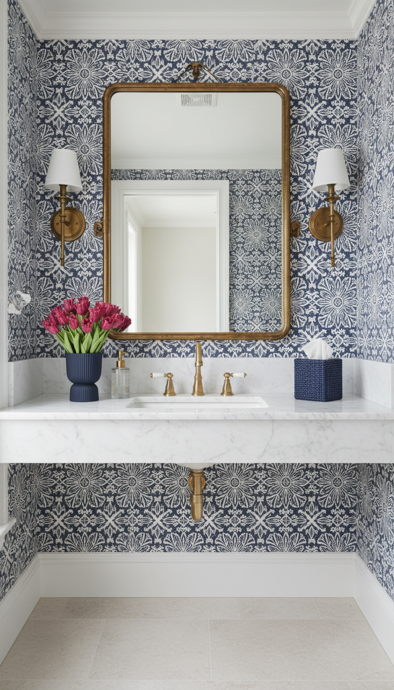 Marigold RealTouch Tulip Pedestal Arrangement