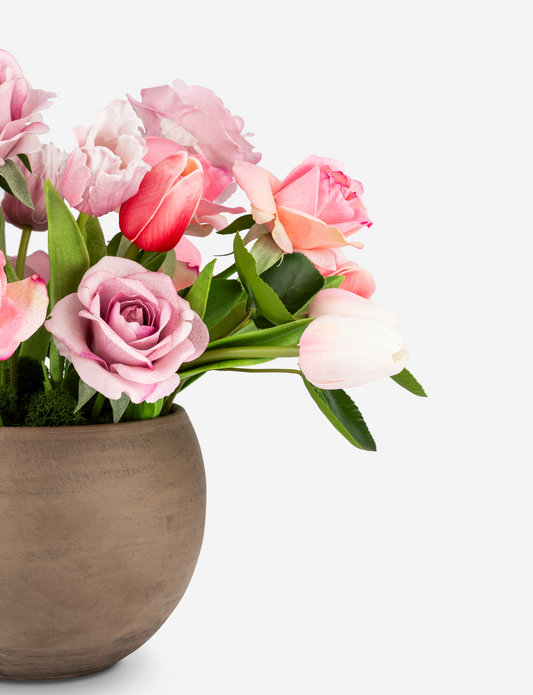 Harlow RealTouch Rose and Tulip Arrangement