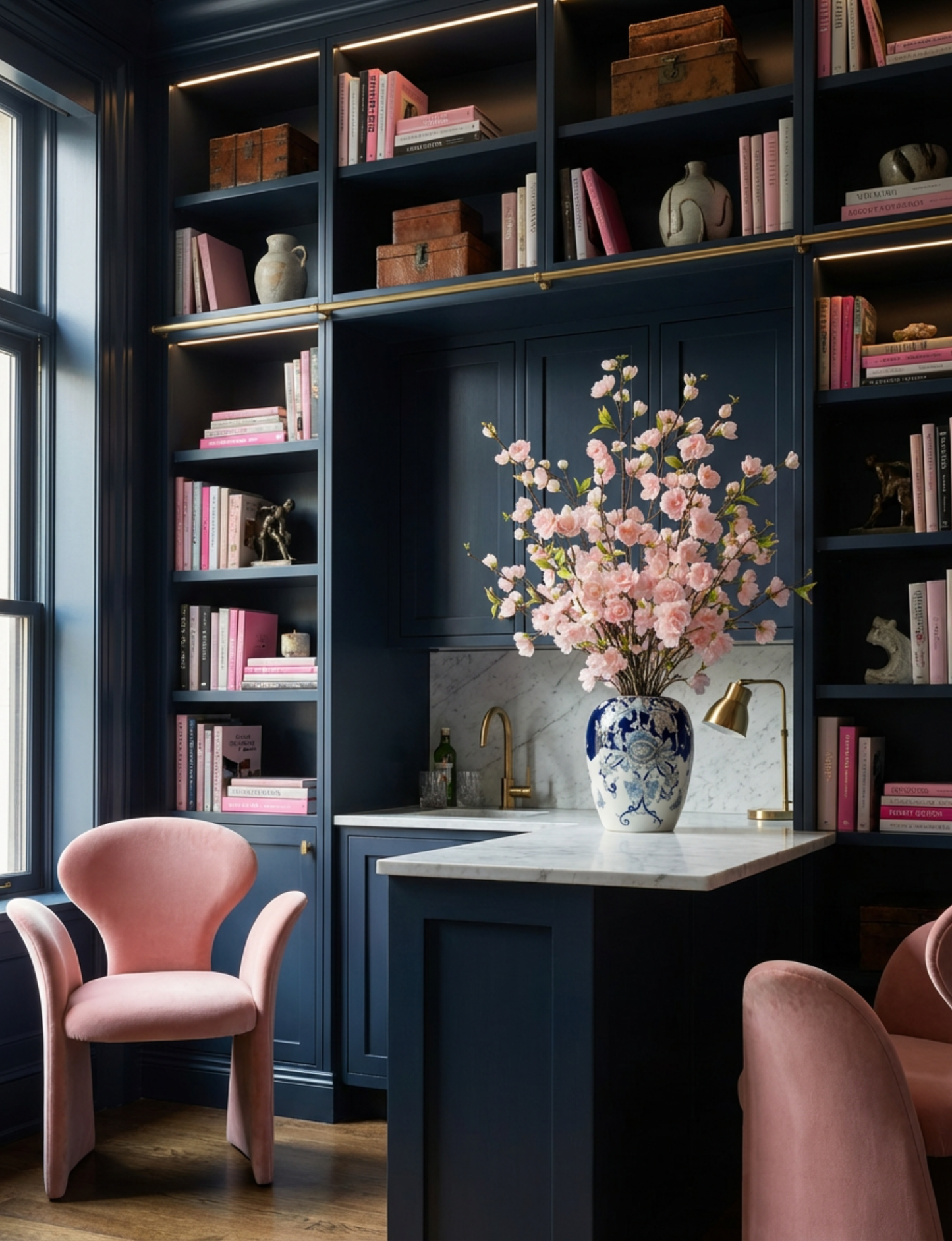 Leonie Cherry Blossom Toile Arrangement