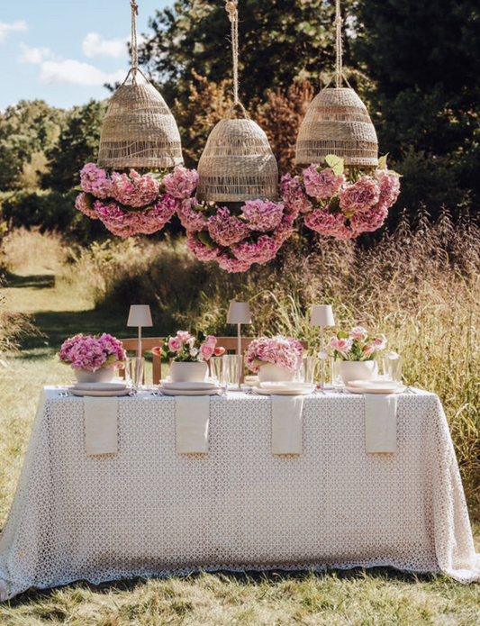 Viora Rattan Garden Chandelier