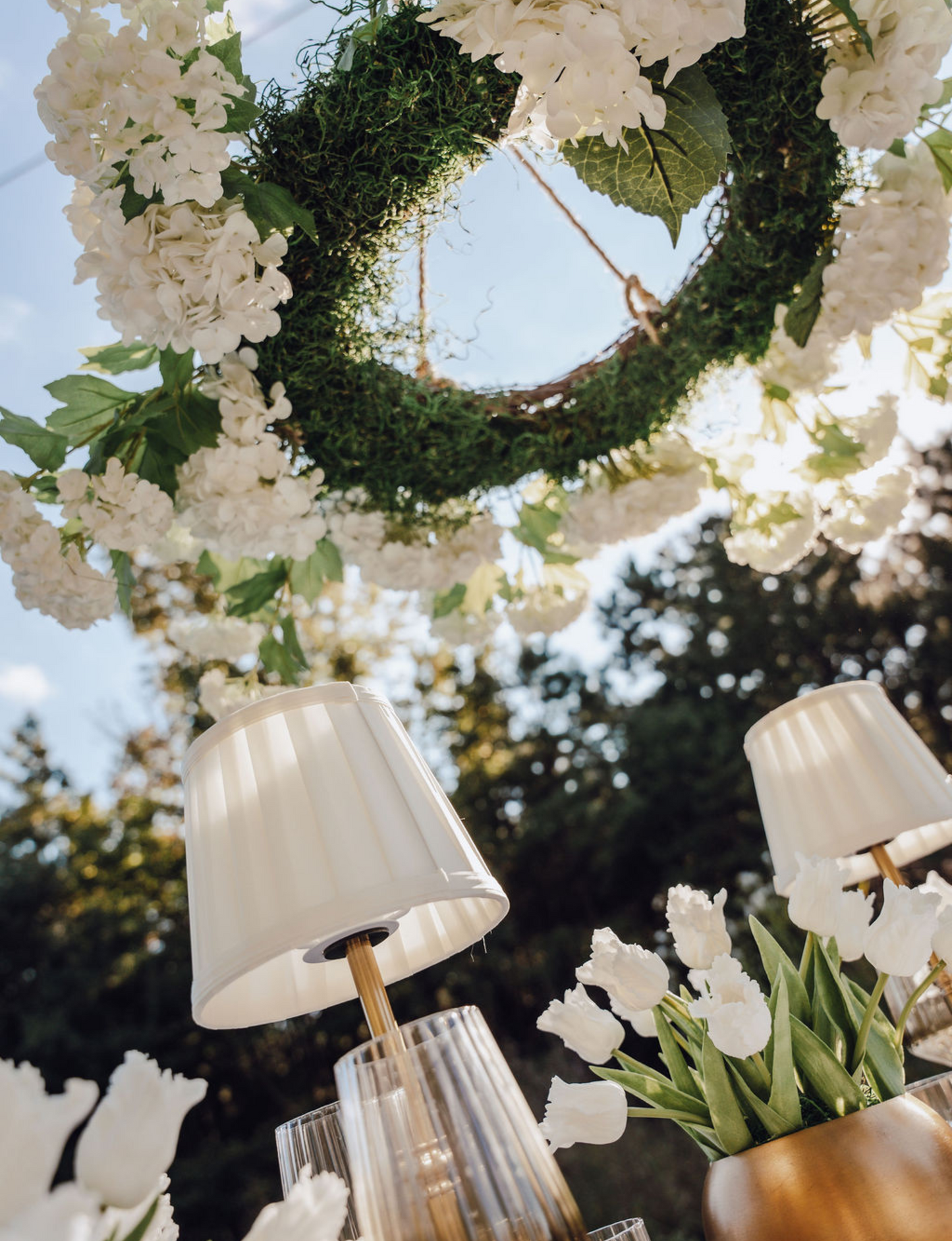 Jasmira Round Garden Chandelier
