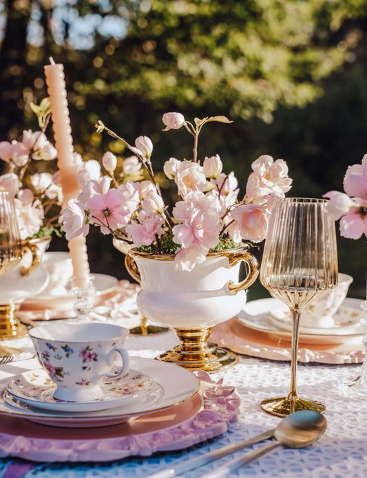 Zorina Handled Cherry Blossom Arrangement