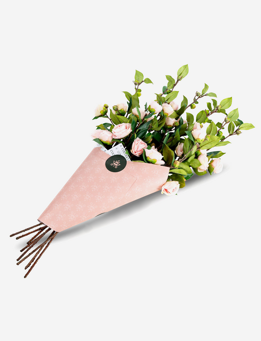 Sophia Pink Branchy Rose Real Touch Bundle