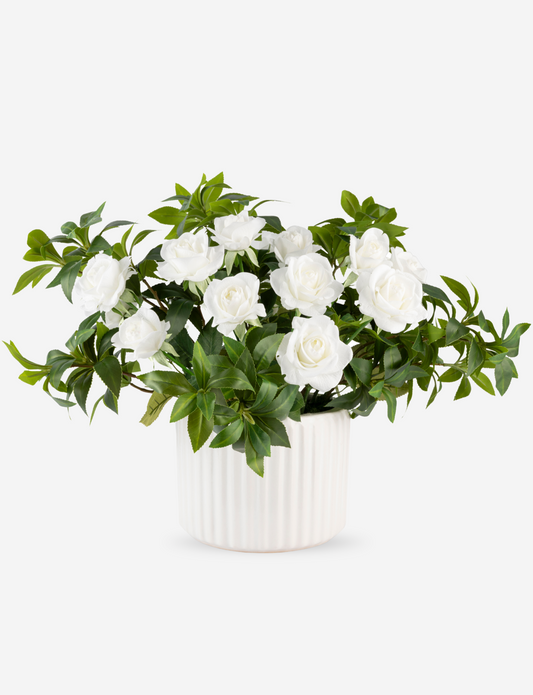 Lucienne RealTouch Rosebush Arrangement