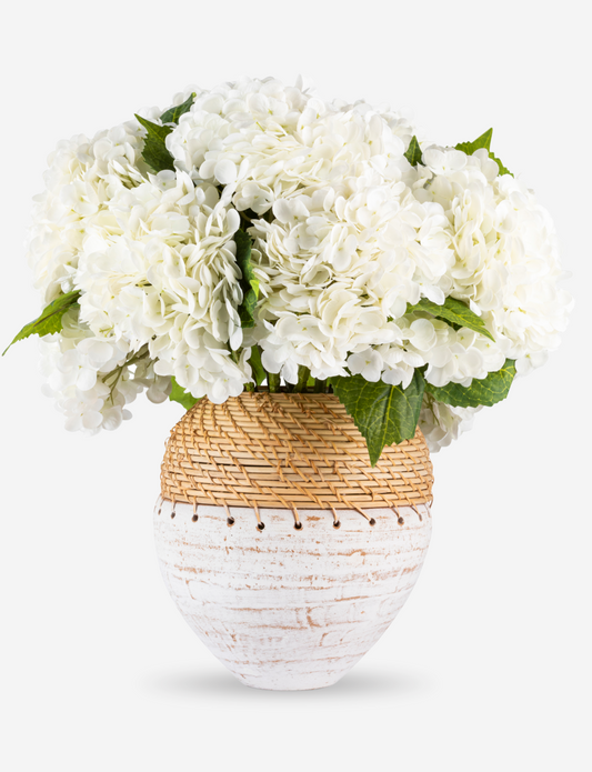 Viviana RealTouch Hydrangea Stoneweave Arrangement