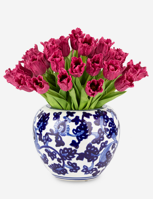 Claude RealTouch Tulip Toile Arrangement