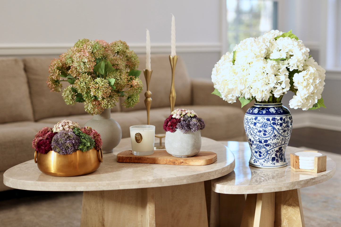 Tinsley RealTouch Hydrangea Arrangement