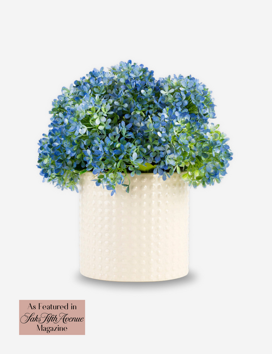 Milo Blue Textured Vase Arrangement