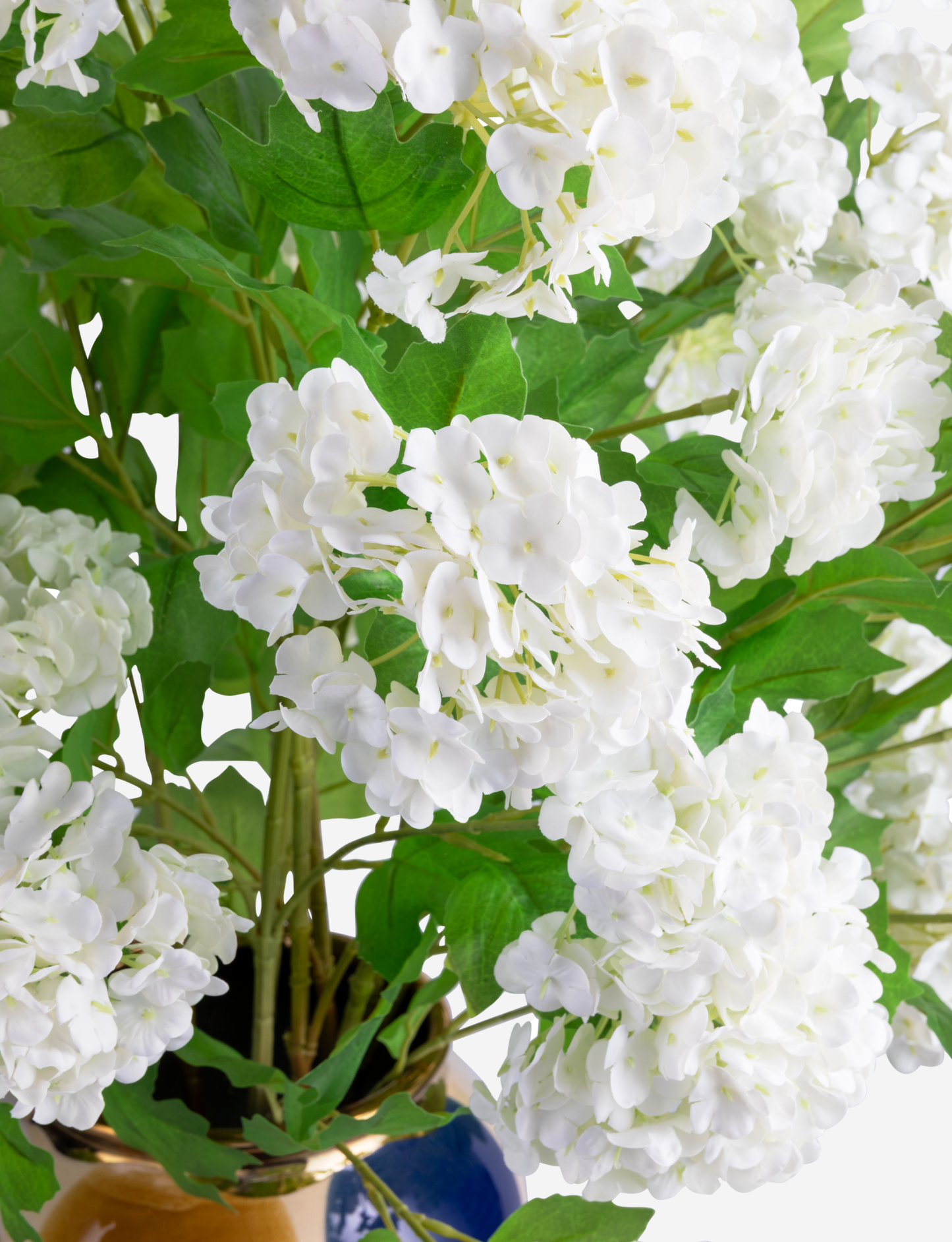 Atelia Elara RealTouch Snowball Hydrangea Centerpiece