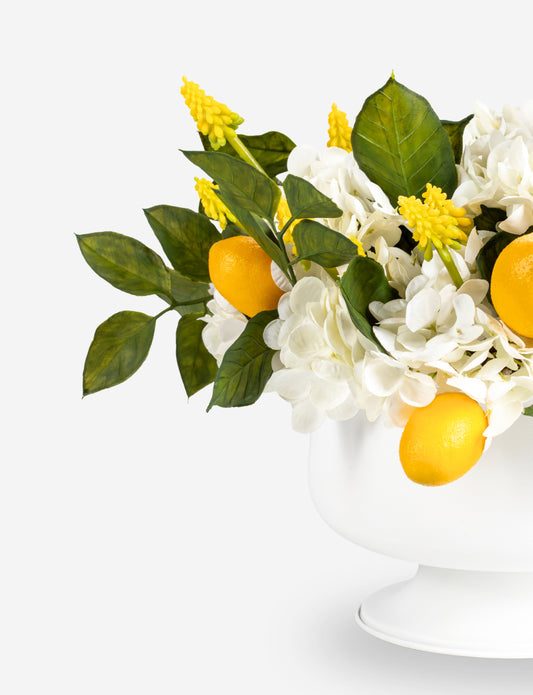 Cyril RealTouch Snowball Hydrangea Arrangement