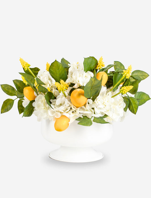 Cyril RealTouch Snowball Hydrangea Arrangement