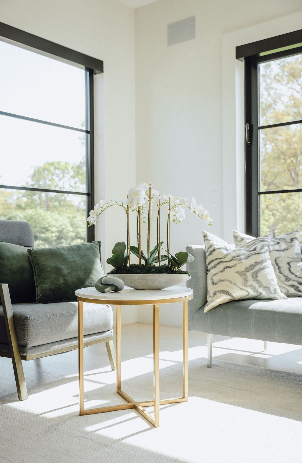 Ciara RealTouch Orchid Planter