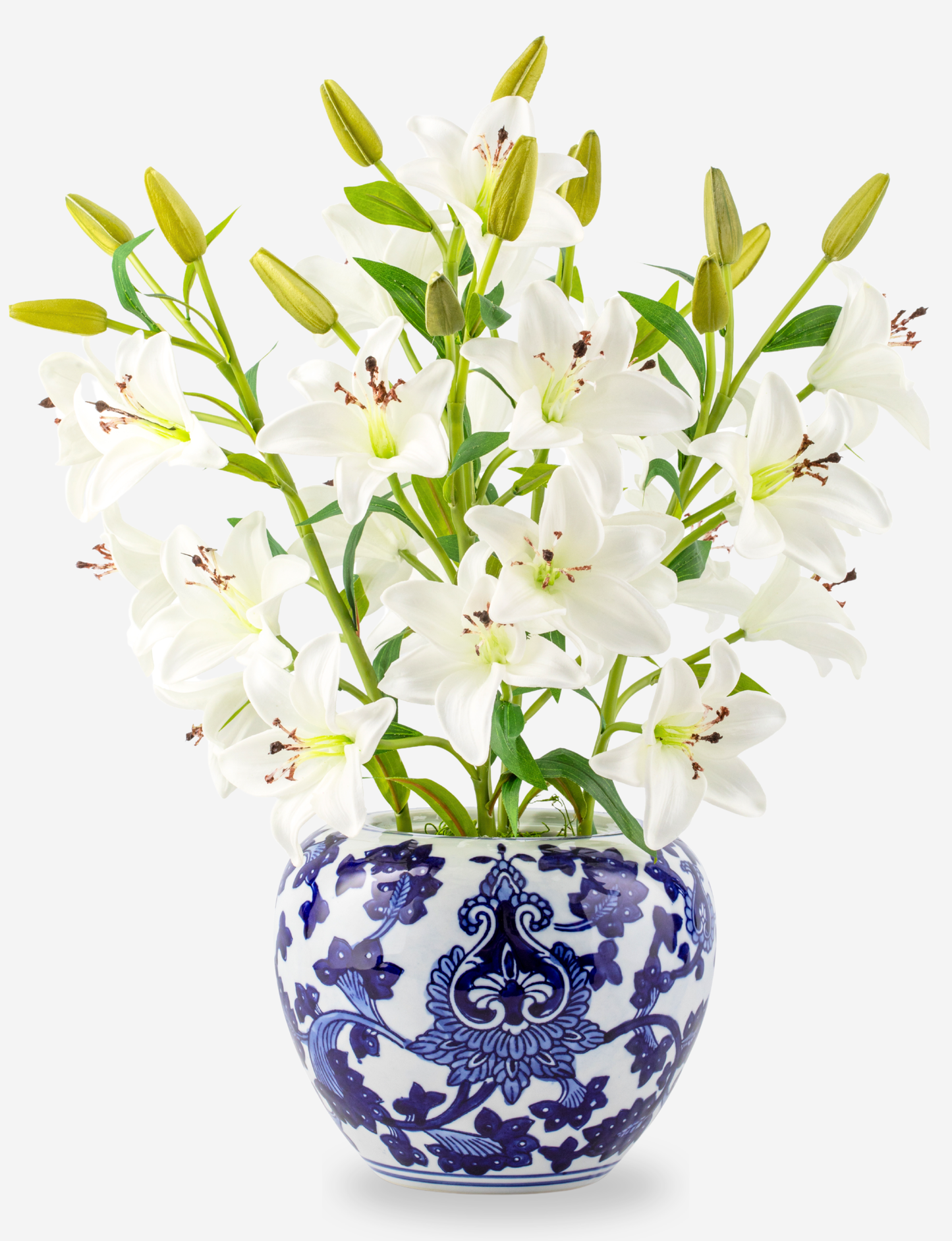 Evelyn RealTouch Lily Toile Arrangement