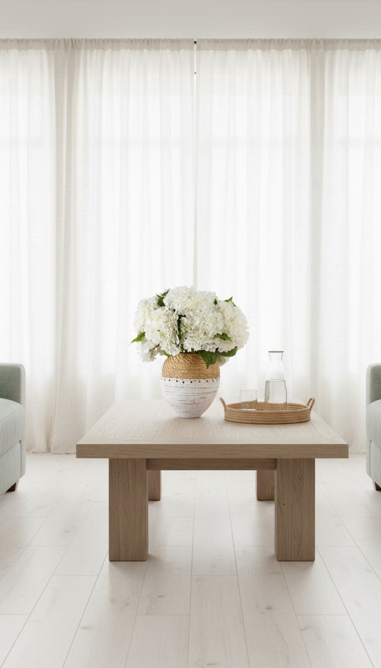 Viviana RealTouch Hydrangea Stoneweave Arrangement