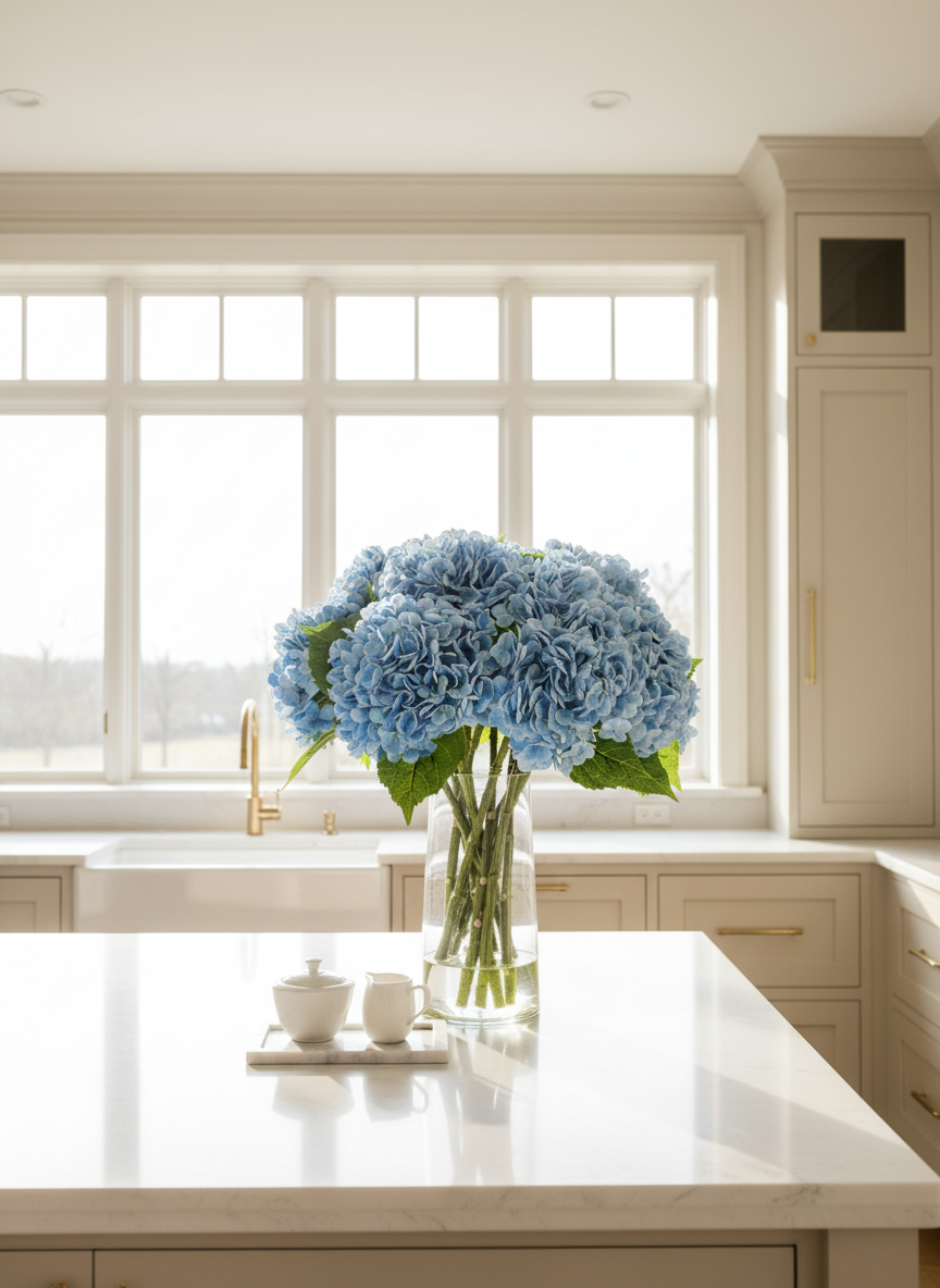 Mirabelle RealTouch Hydrangea Arrangement