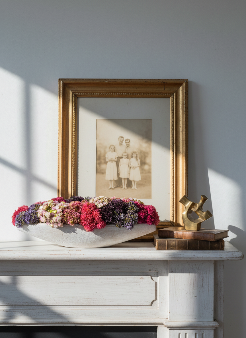 August Sedum Arrangement