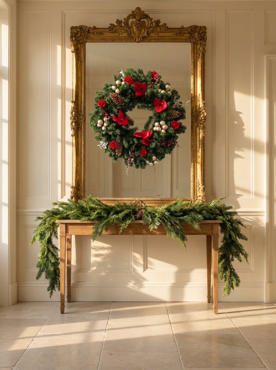 Evangeline Holiday Wreath