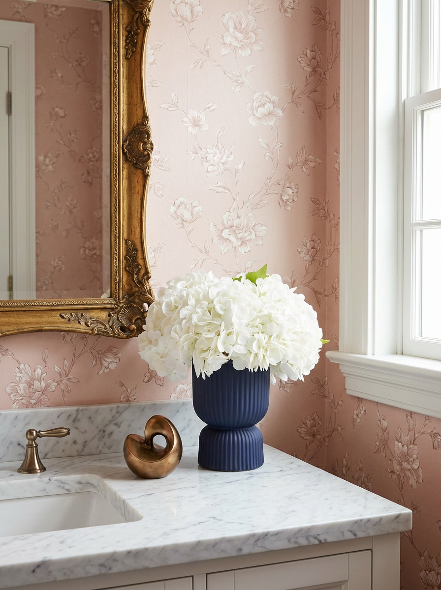 Genevieve RealTouch Hydrangea Arrangement