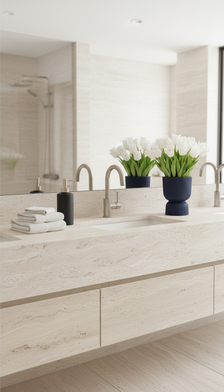 Marigold RealTouch Tulip Pedestal Arrangement