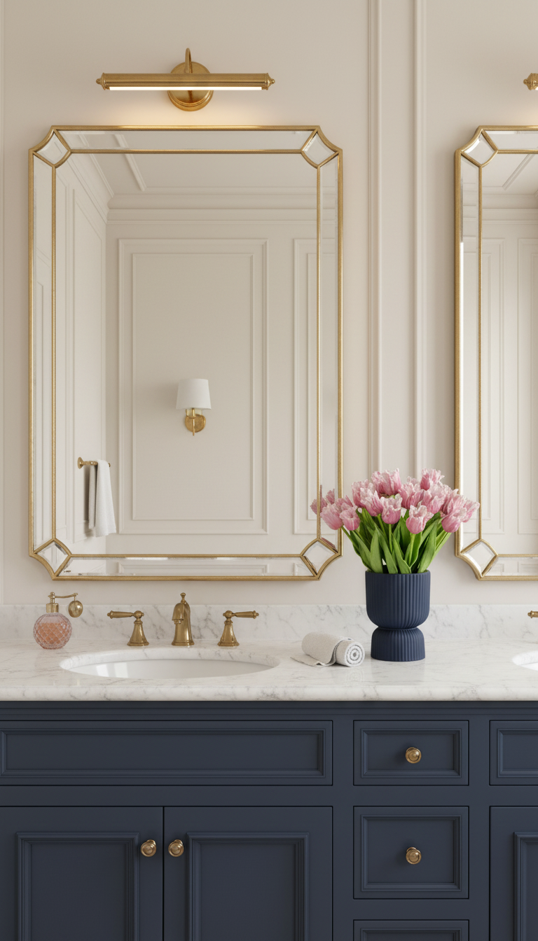 Marigold RealTouch Tulip Pedestal Arrangement