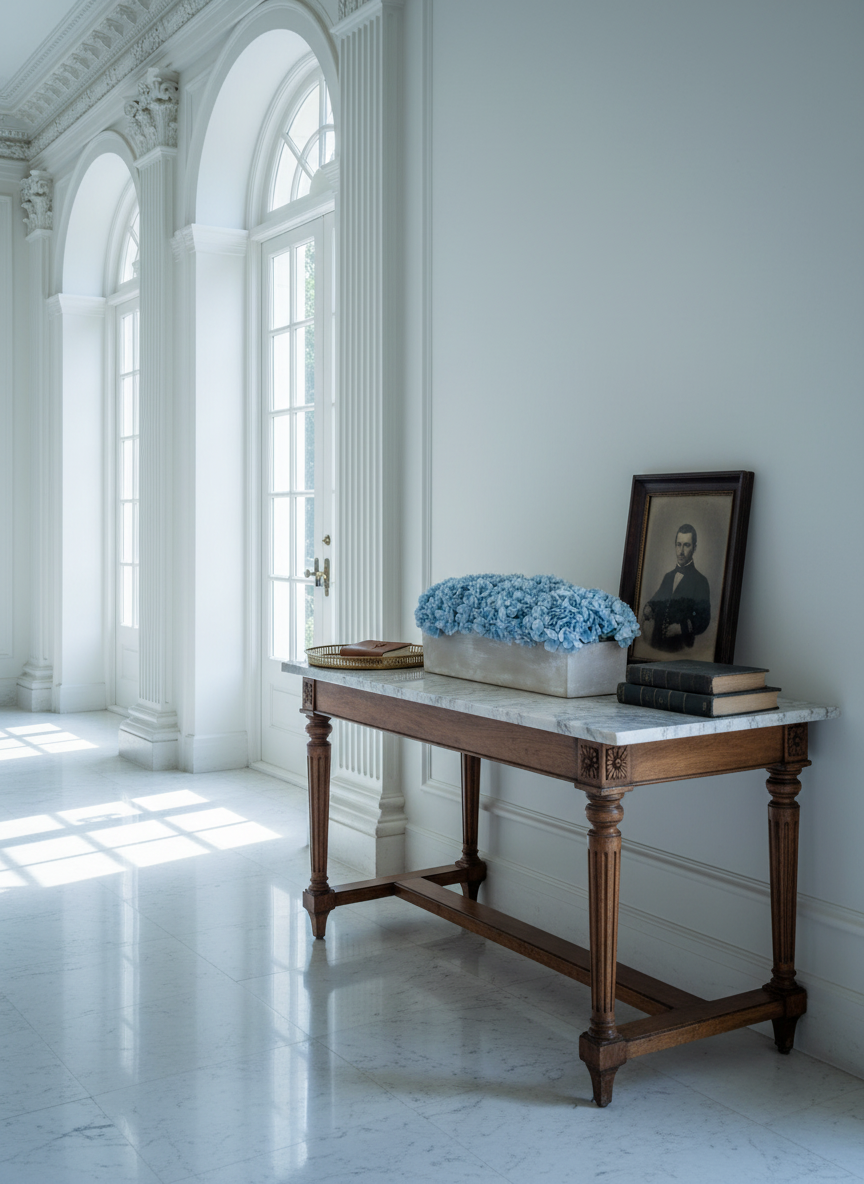 Bellamy Oblong Hydrangea Arrangement