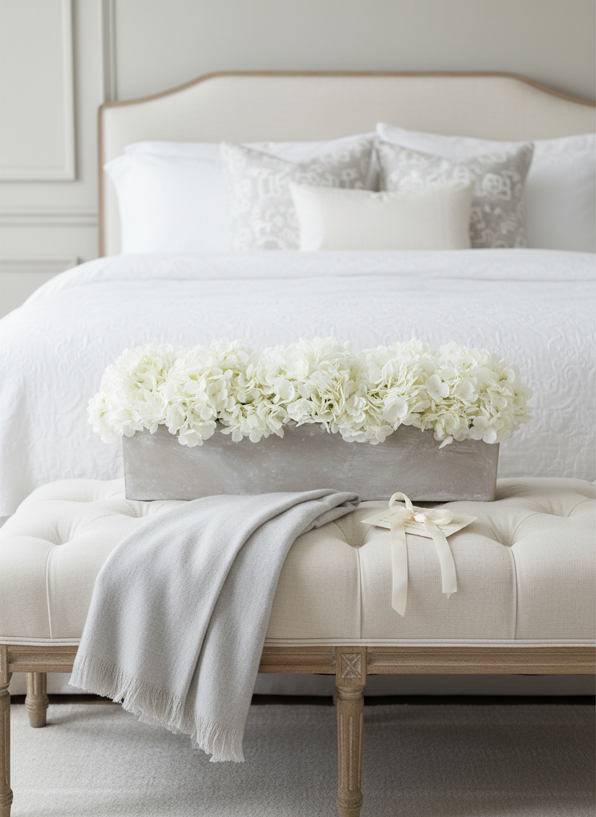 Bellamy Oblong Hydrangea Arrangement