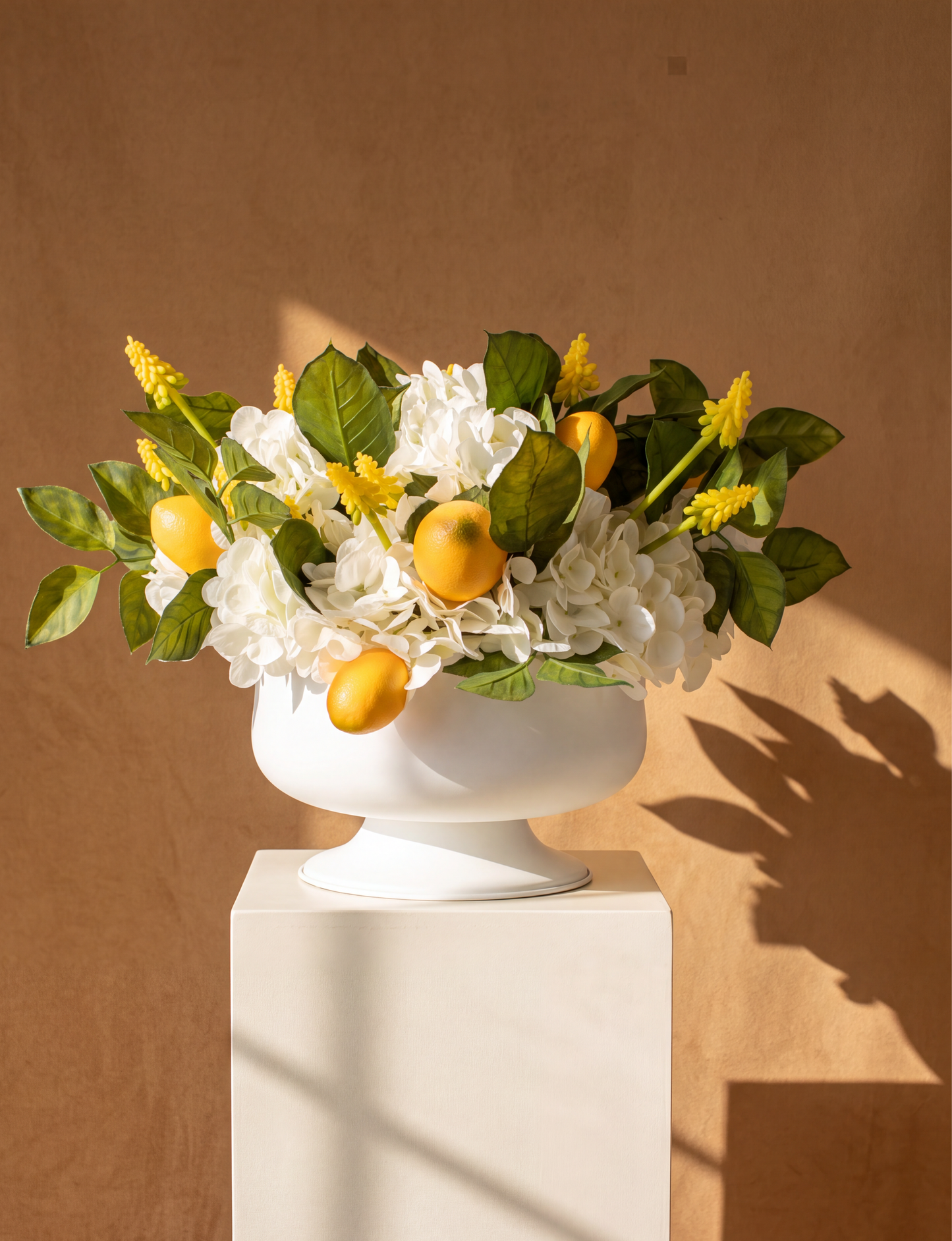 Cyril RealTouch Snowball Hydrangea Arrangement
