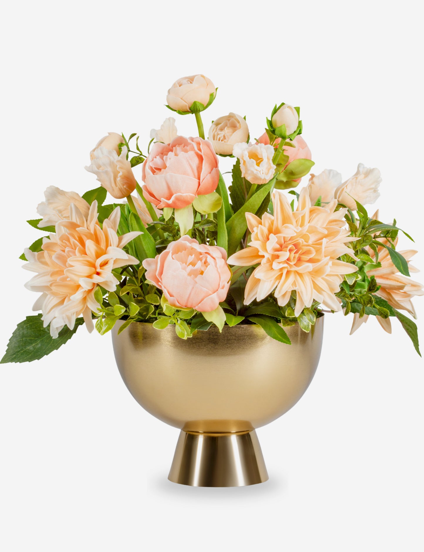 Laurent RealTouch Peach Pedestal Botanical