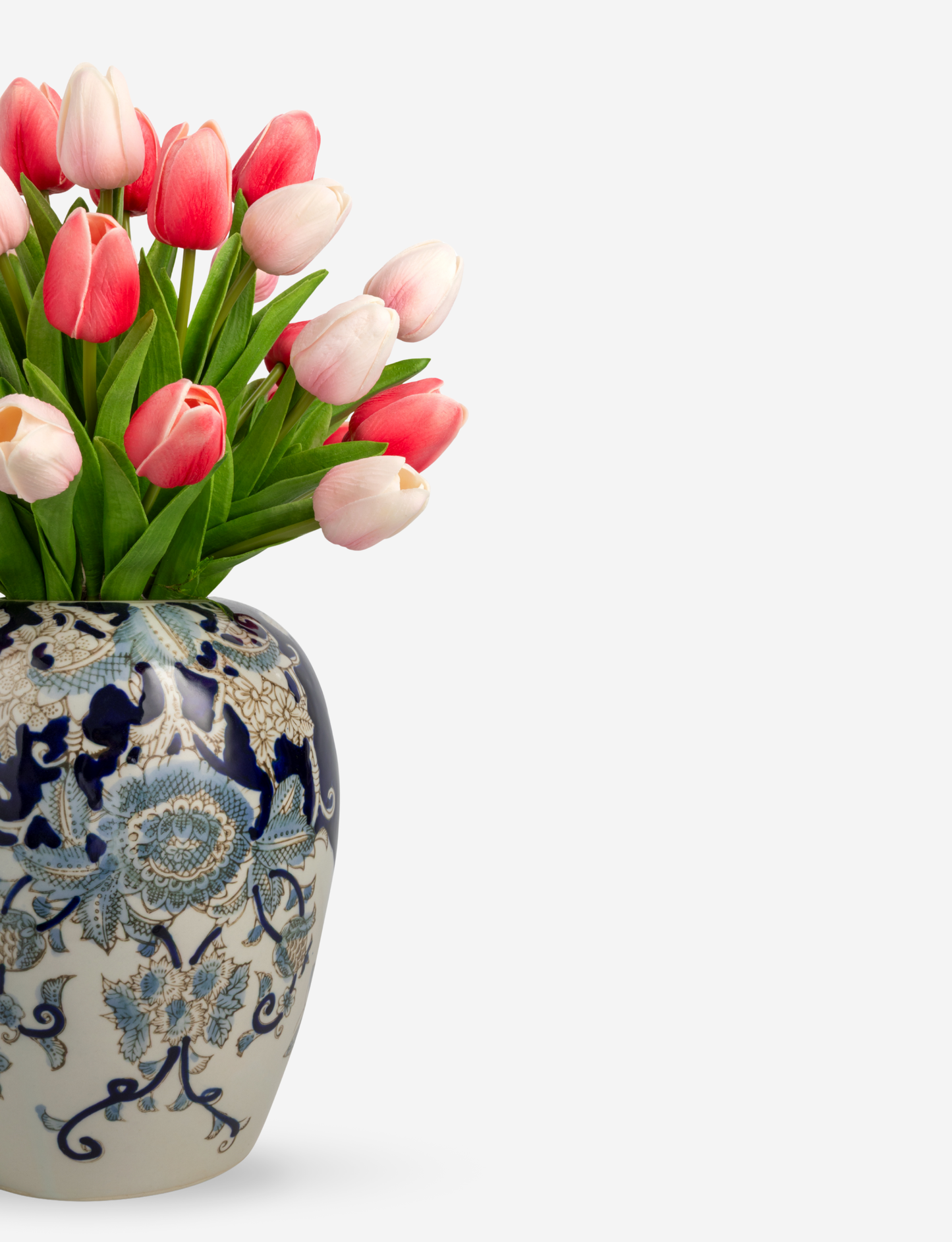 Odette RealTouch Tulip Toile Arrangement