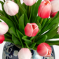 Odette RealTouch Tulip Toile Arrangement