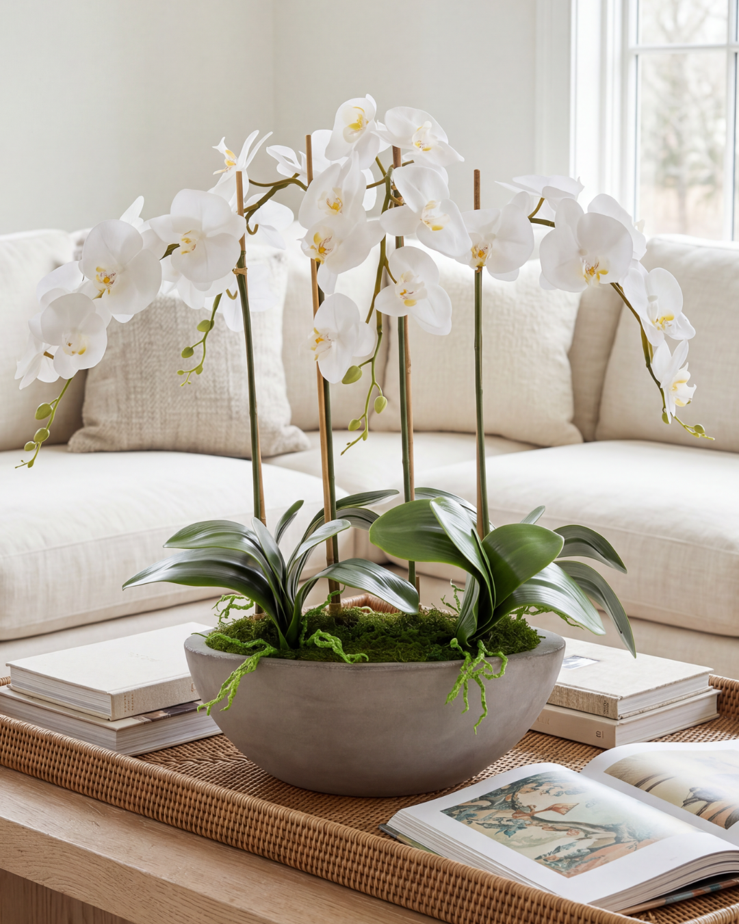 Eleanora RealTouch Orchid Centerpiece