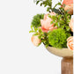 Sienna Mixed Floral Wooden Pedestal Arrangement