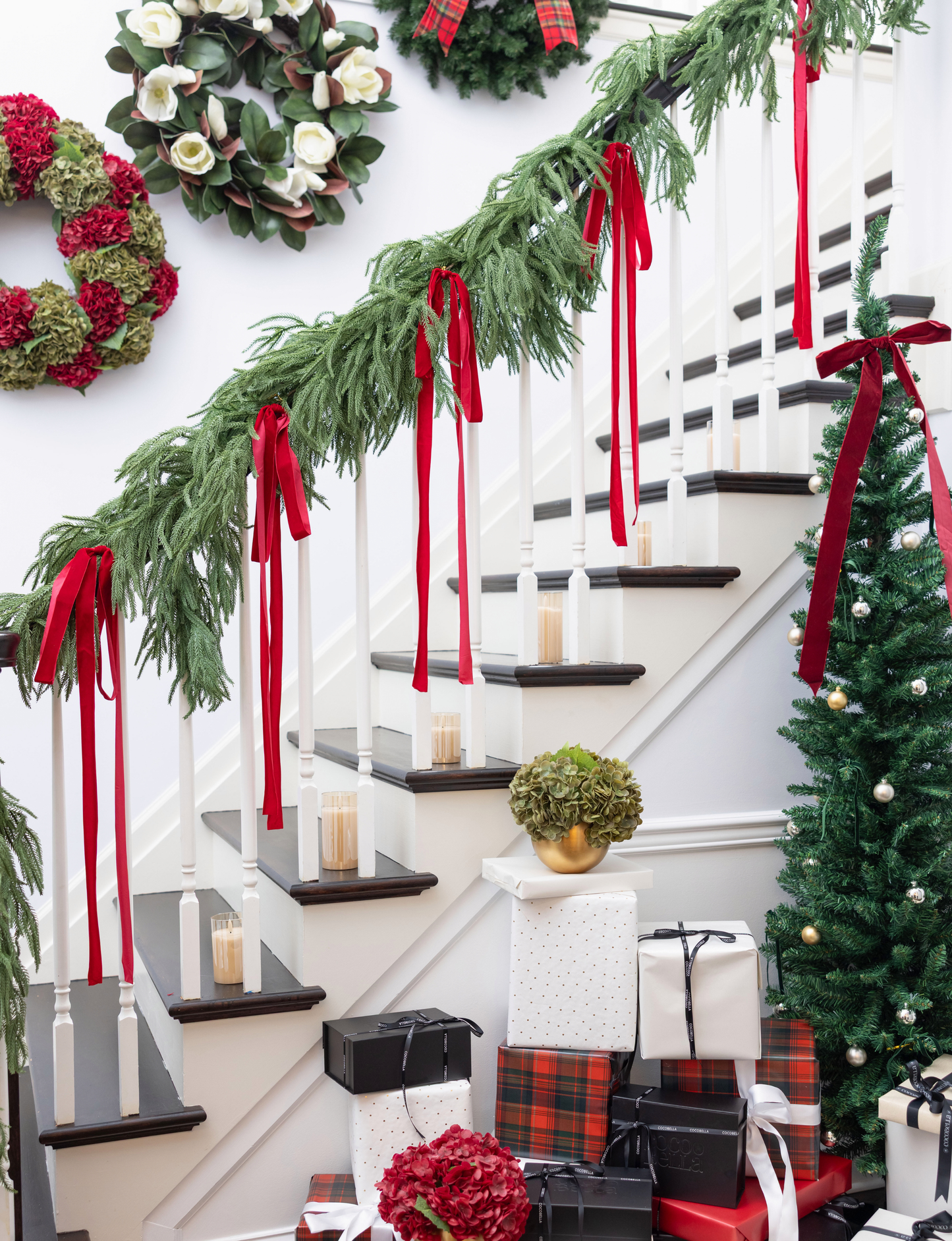 Auden RealTouch Hydrangea Arrangement (Holiday Edition)