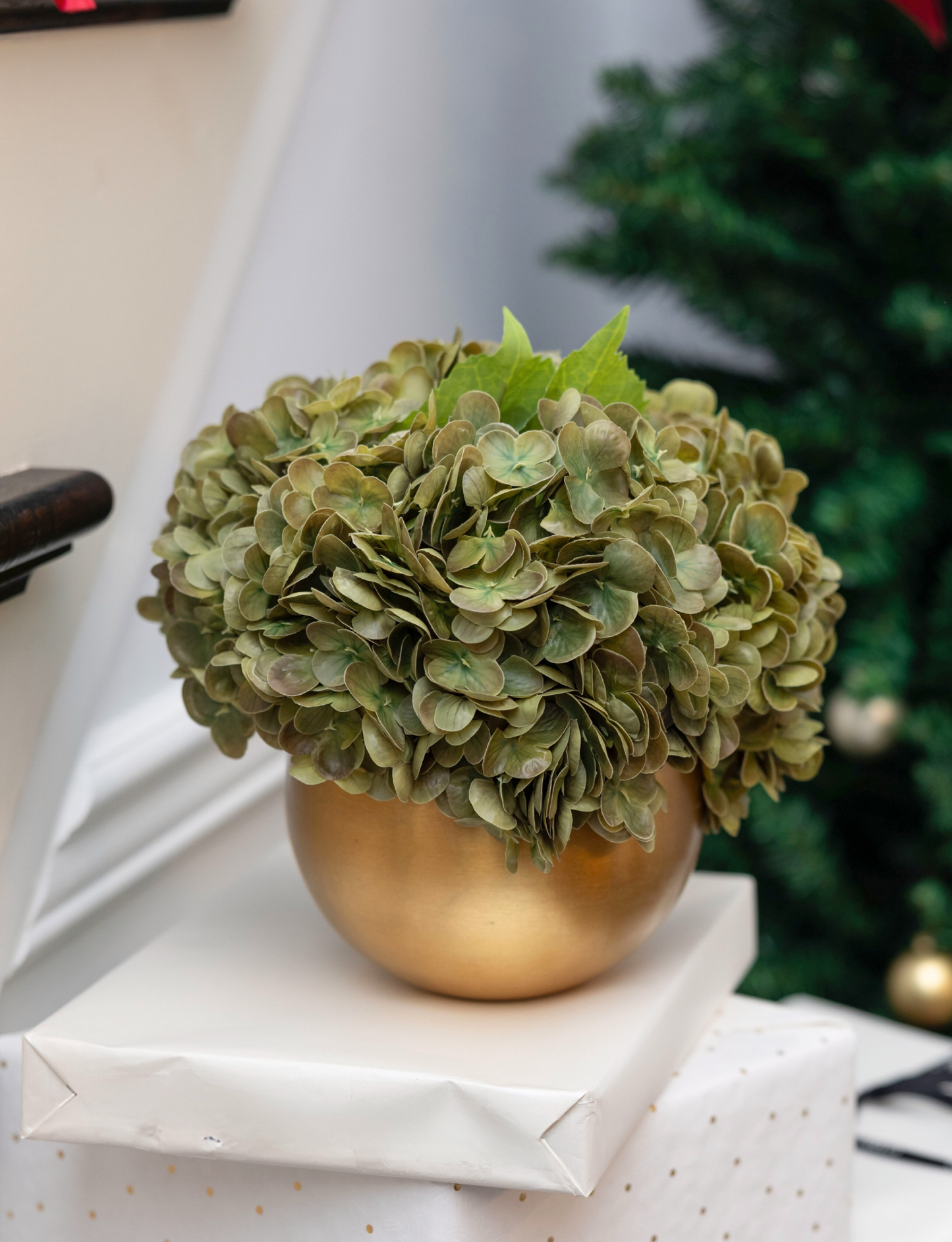 Auden RealTouch Hydrangea Arrangement (Holiday Edition)