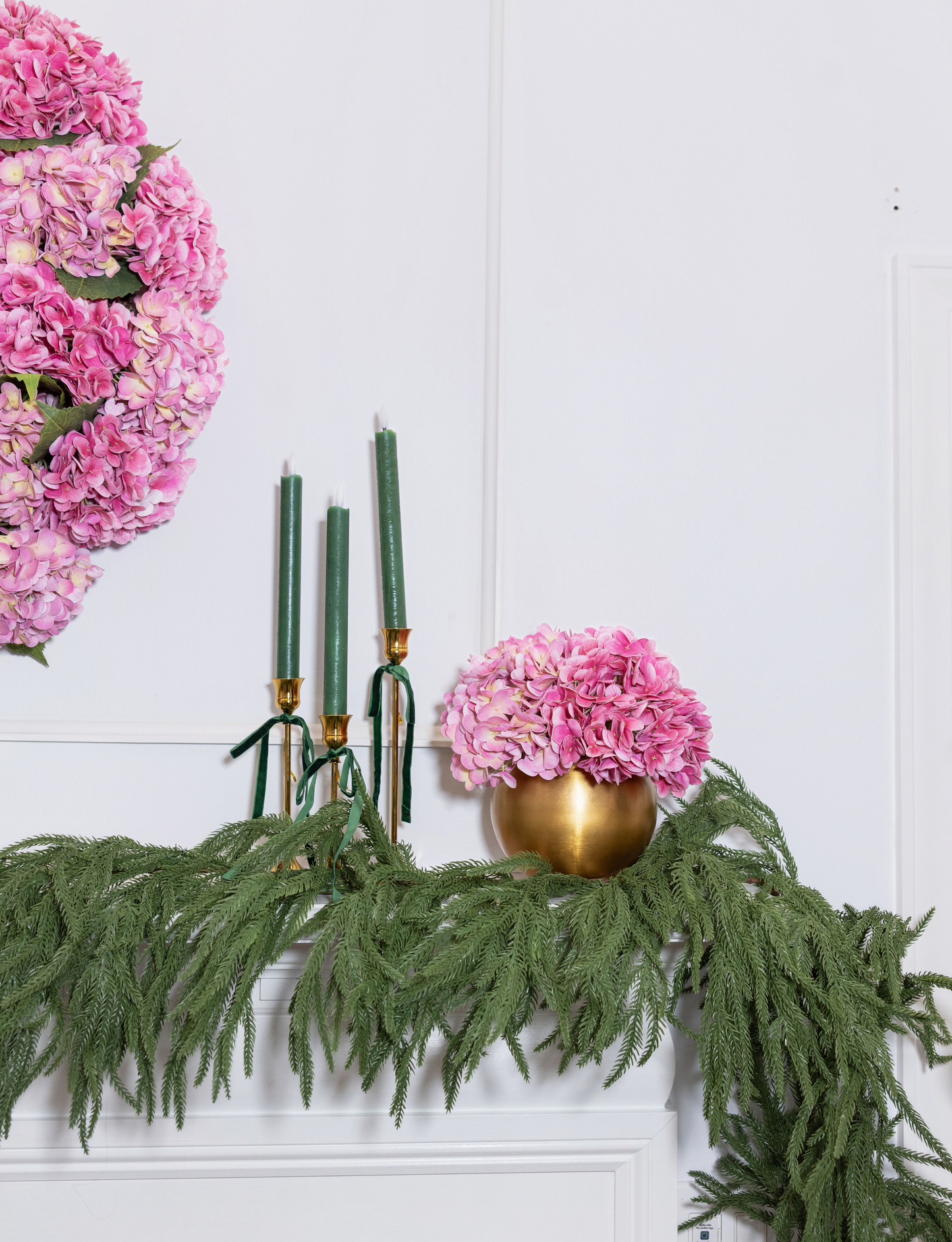 Auden RealTouch Hydrangea Arrangement (Holiday Edition)