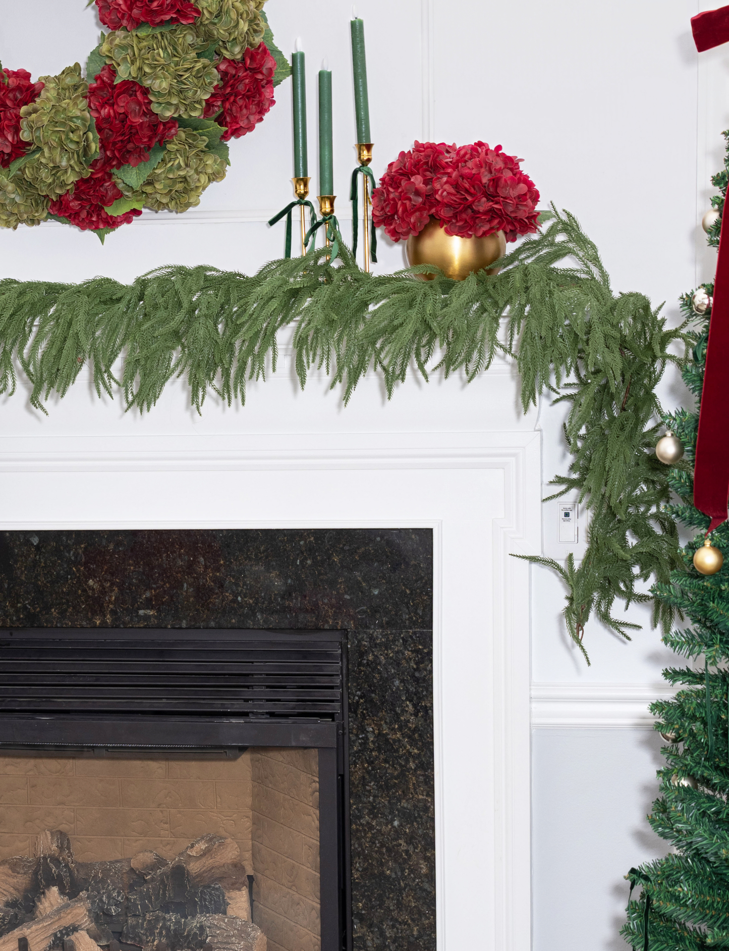 Auden RealTouch Hydrangea Arrangement (Holiday Edition)