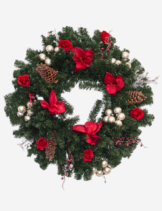 Evangeline Holiday Wreath