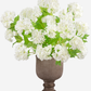 Maelle RealTouch Snowball Hydrangea Pedestal Arrangement