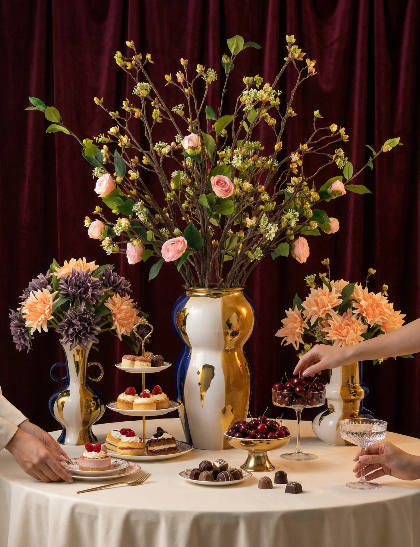 Atelia Orelle Cherry Blossom Centerpiece