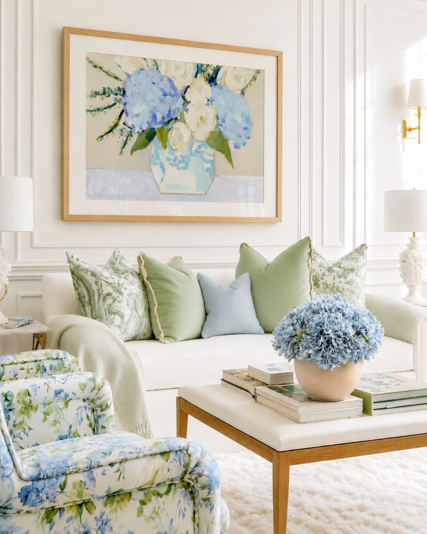 Azalea RealTouch Hydrangea Arrangement
