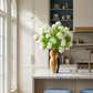 Atelia Elara RealTouch Snowball Hydrangea Centerpiece