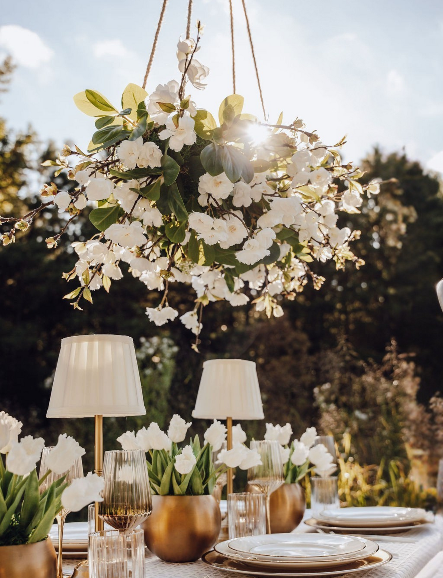 Florienne Cherry Blossom Garden Chandelier - Limited Edition