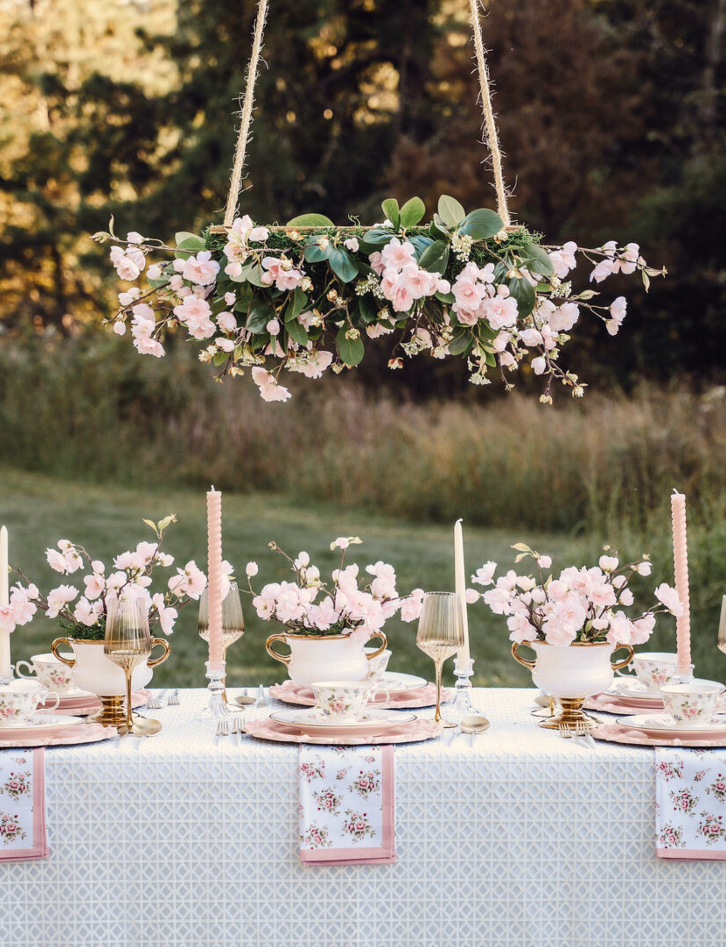 Florienne Cherry Blossom Garden Chandelier - Limited Edition