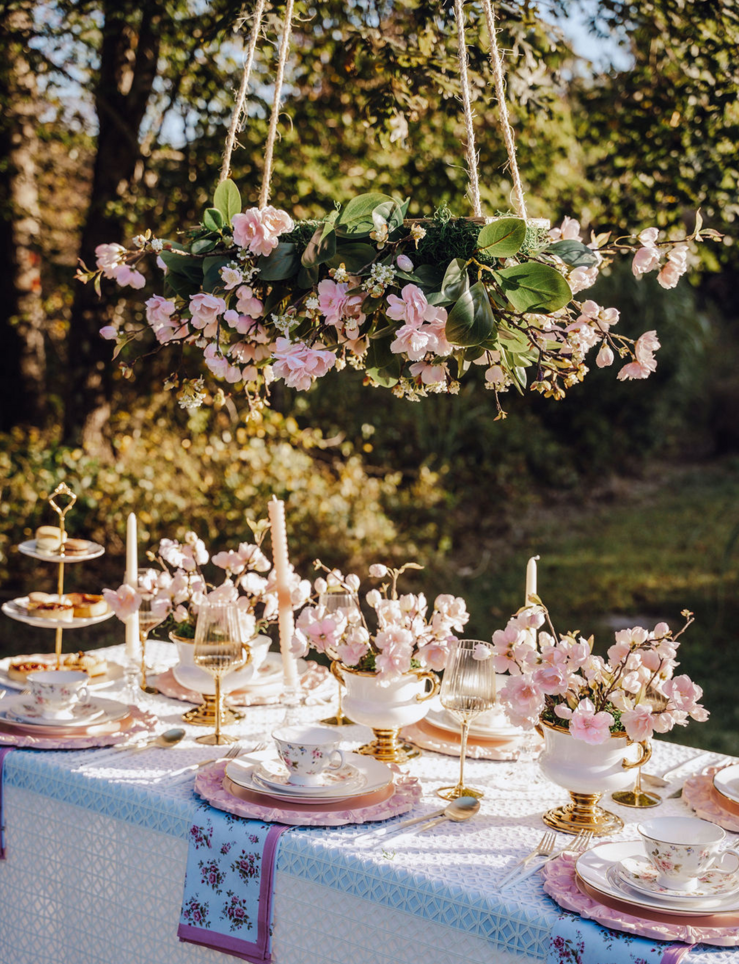 Florienne Cherry Blossom Garden Chandelier - Limited Edition